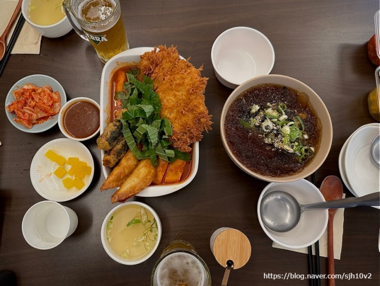  영등포구청 떡볶이 돈까스 냉모밀 맛집 바싹하게 영등포구청점