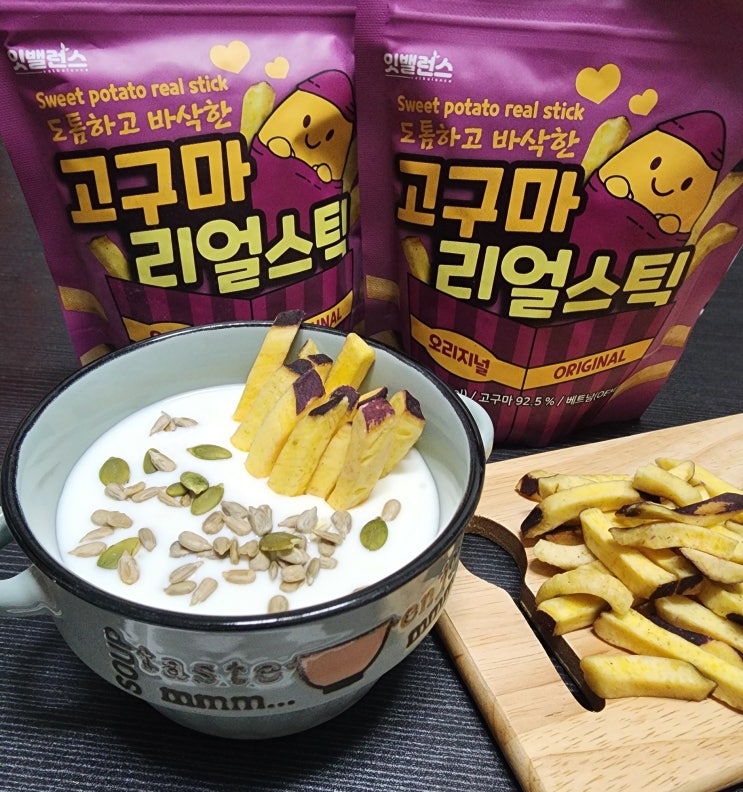  다이어트 스낵으로 챙겨먹는 잇밸런스 리얼 고구마 스틱