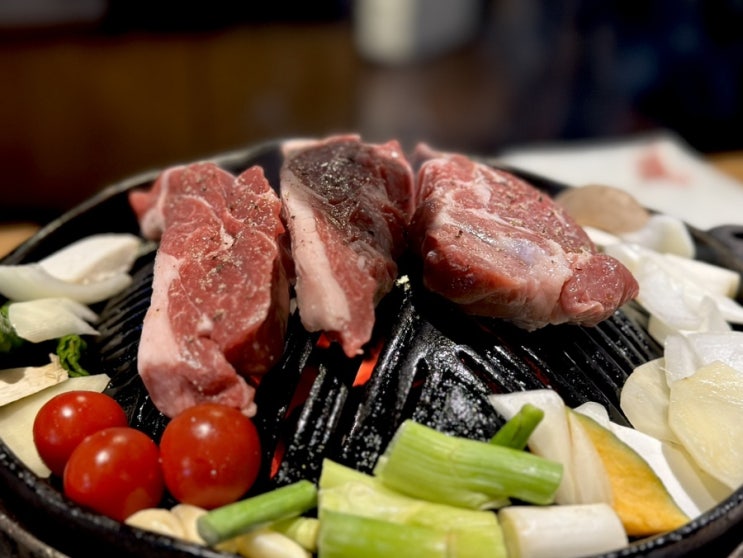  수원 양고기 맛집 내돈내산 후기 징기스 영통점 구워주셔서 편해요!