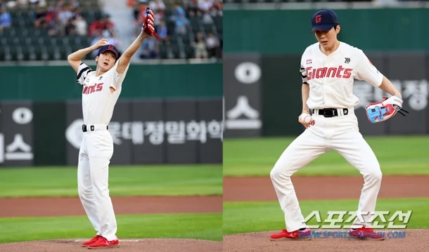 <b>위너 이승훈</b>의 댄스 시구, 팬 서비스인가 경기 방해인가?... 