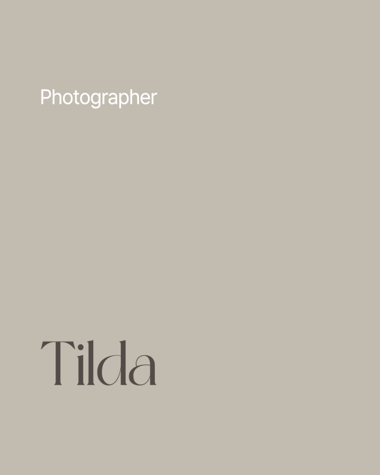  [포토그래퍼 소개] 배우·모델 프로필 촬영 전문가 'Tilda'