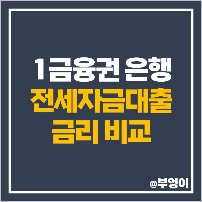 전세자금대출 금리 낮은 은행 케이뱅크 카카오뱅크 토스뱅크 이자 비교 전세자금대출 금리 낮은 은행 케이뱅크 카카오뱅크 토스뱅크 이자 비교