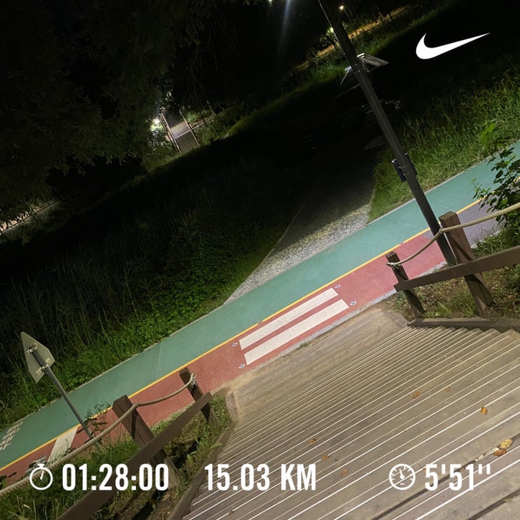  러닝로그_240827 15km 상쾌런