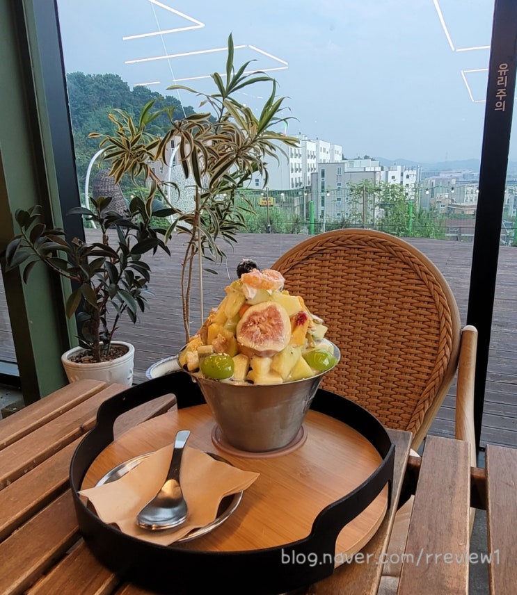  파주스타 과일빙수 내돈내산 파주 카페 추천(가격,주차,메뉴)