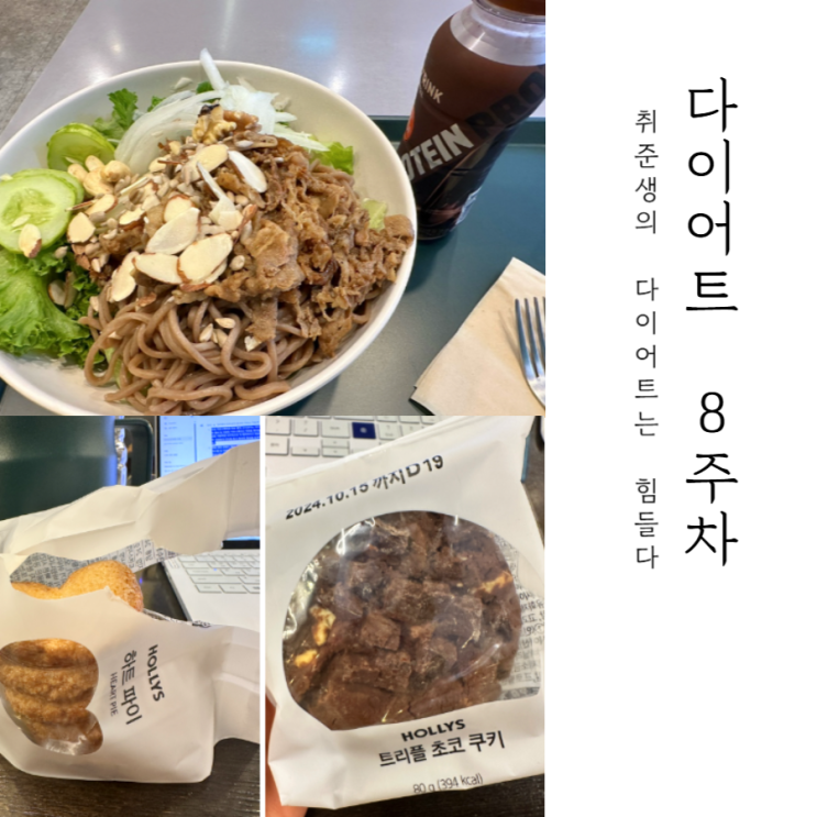  취준생 다이어트 8주차 식단 기록과 운동 후기