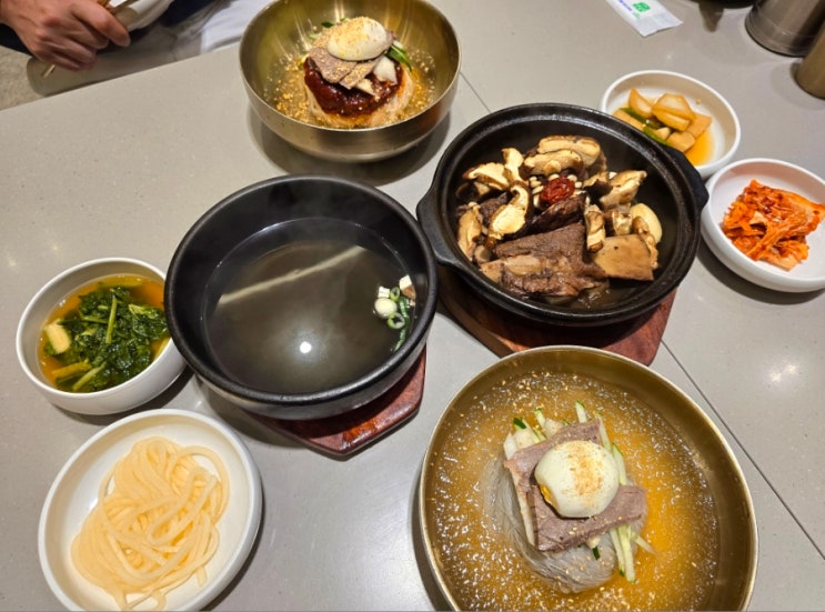  동탄역 동탄롯데백화점맛집 지하 1층 식당가 냉면맛집 아소정