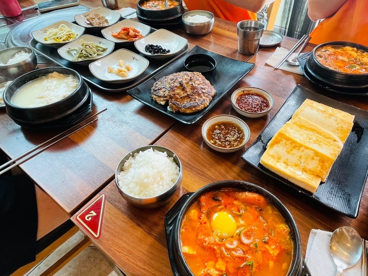  충북 단양 마늘떡갈비 순두부 맛집 도담삼봉가마솥손두부 메뉴추천