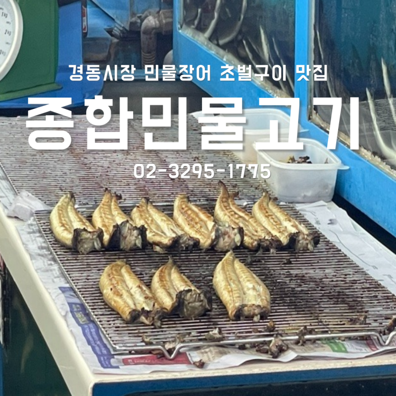 [경동시장] 민물장어 초벌구이 맛집 '종합 민물고기'