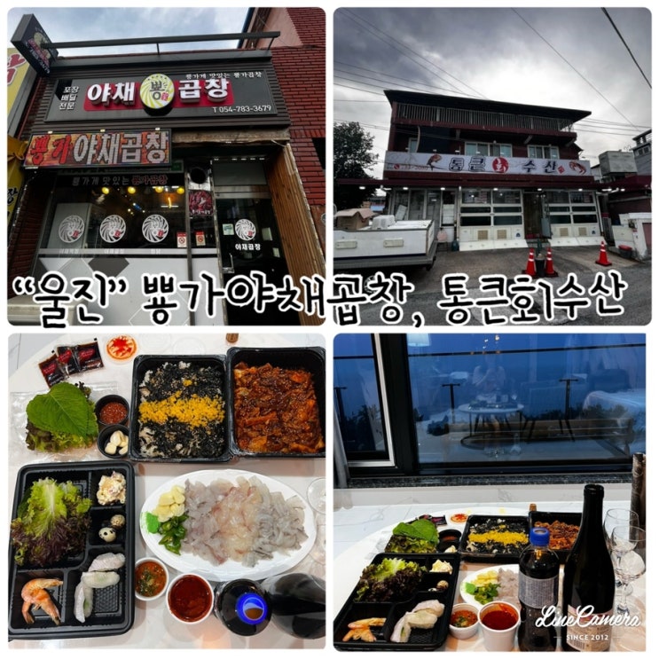  "뿅가야채곱창 울진점"과 "통큰회수산" 울진맛집, 울진포장전문점