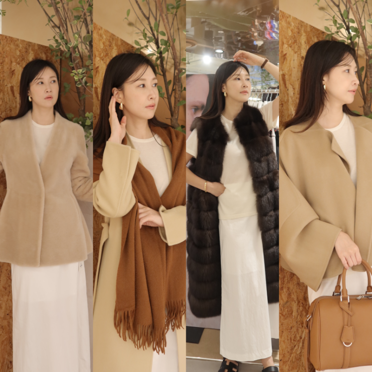  24FW R2W 알투더블유 현대백화점 압구정본점 팝업 Eternal Classic 시어링 캐시미어 여자겨울코디 준비
