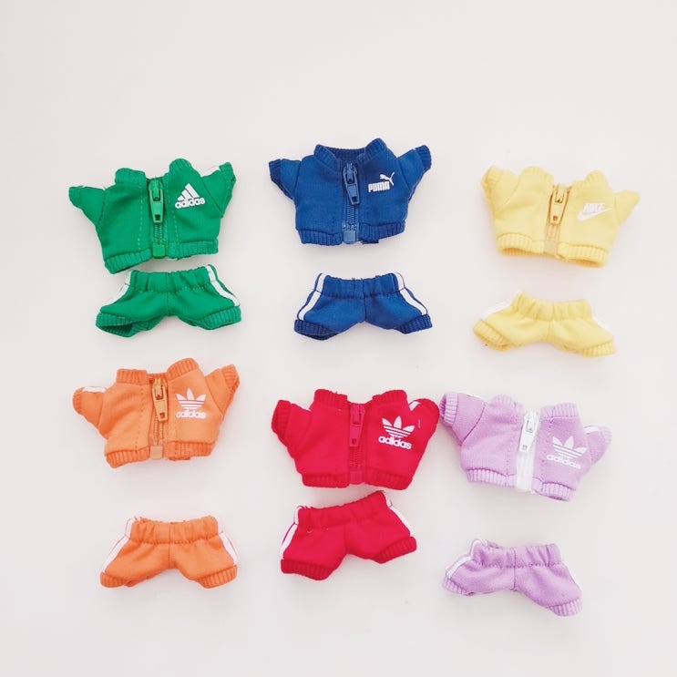  10cm 스포츠 트레이닝 세트 인형옷 아이돌인형옷