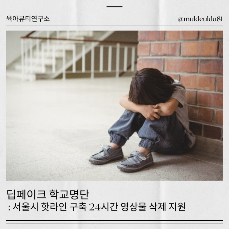 <b>딥페이크</b> 학교명단 : <b>서울시</b> 핫라인 구축 24시간 영상물 삭제... 