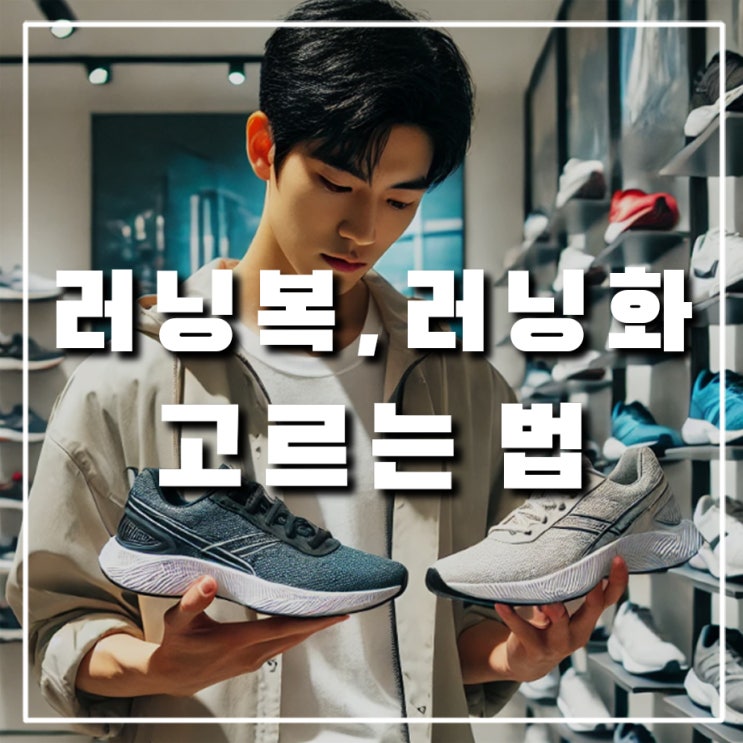  발 편한 러닝화와 좋은 러닝복 고르는 방법(런닝화, 런닝복)