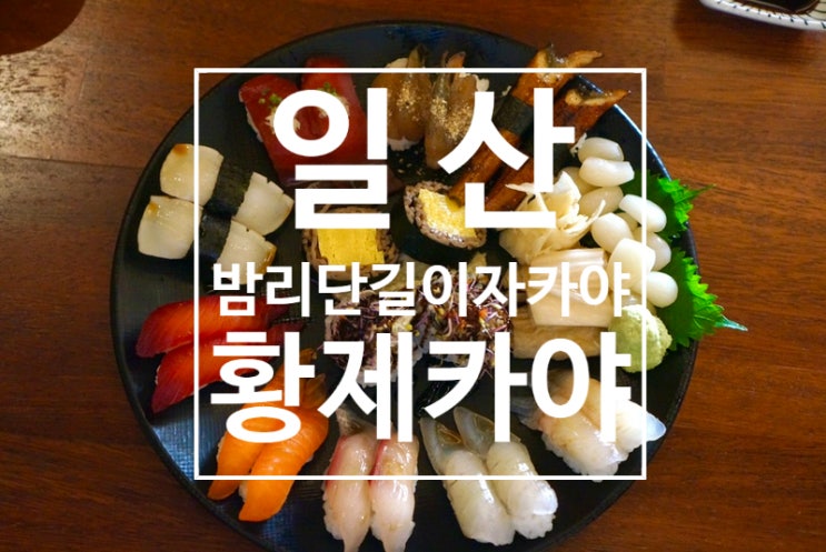  일산 밤리단길이자카야 꼭 다시가고싶은 황제카야