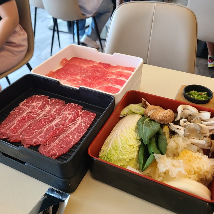  광안리 소고기 무제한 샤브샤브, 스키야끼 몫몫: 9월까지 1인 무료 이벤트 (+주차장, 내돈내산)