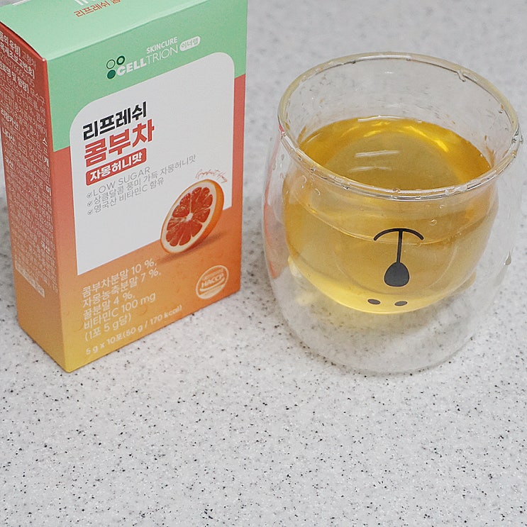  콤부차추천 자몽허니블랙티 비타민c도 가득해!