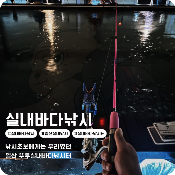  일산 실내낚시터 낚시초보가 도전해본 일산 뚜루 실내바다낚시터