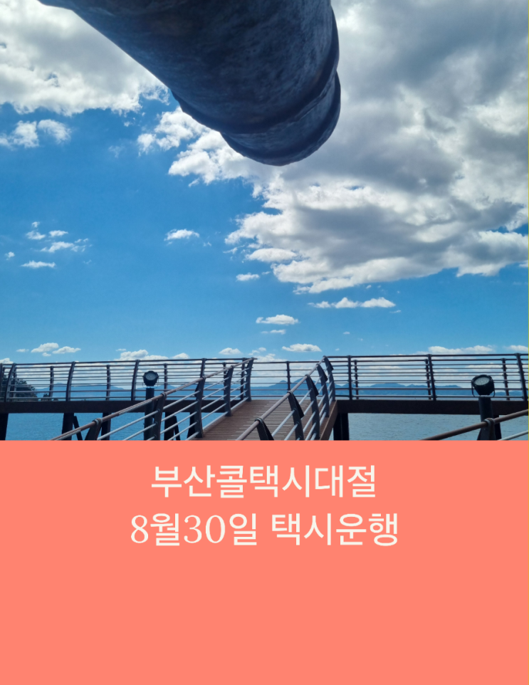  부산택시대절 부산에서 거제까지 장거리택시운행