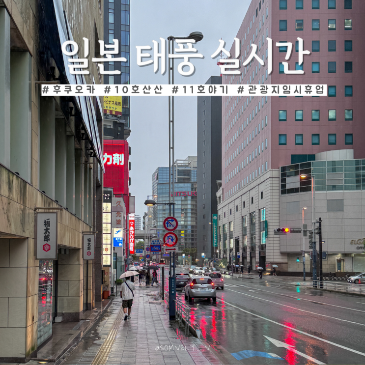 후쿠오카 <b>태풍</b> 실시간 현지 상황 날씨 정보 현지 10호 <b>산산</b>... 