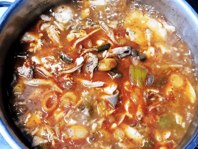  바지락 순두부찌개 끓이는법 조개 순두부찌개