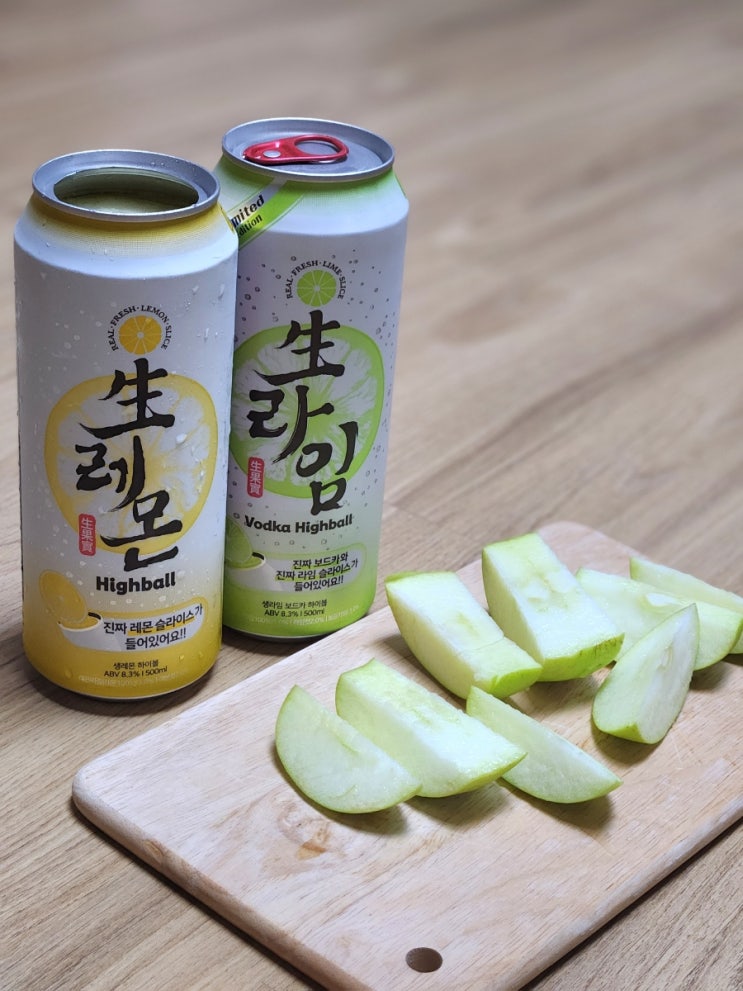  생레몬 하이볼 생라임 할인 구매 가격 CU편의점 도수 맛