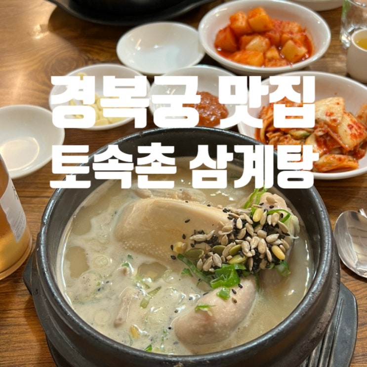  경복궁역 맛집 서촌 토속촌 삼계탕ㅣ서울 3대 삼계탕집에서 말복나기