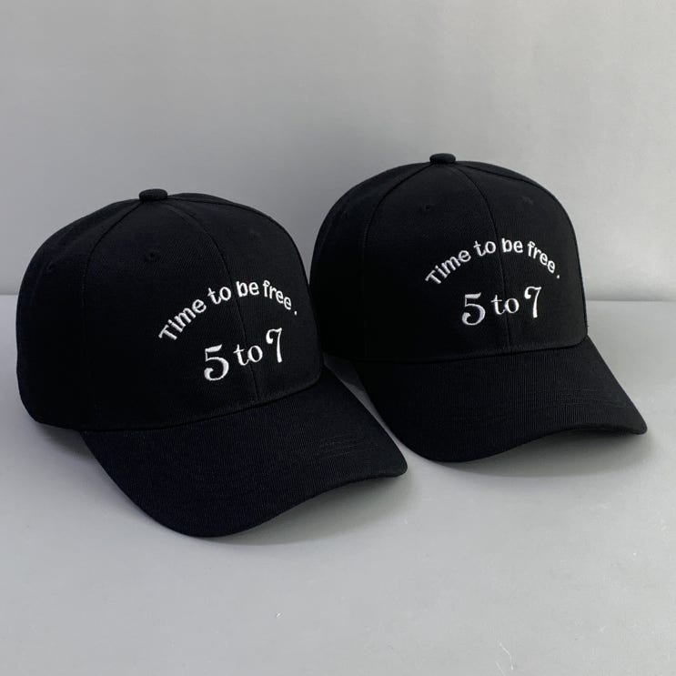  5to7 오투칠 디저트맛집 카페 모자 커스텀 주문 볼캡 제작 완료!
