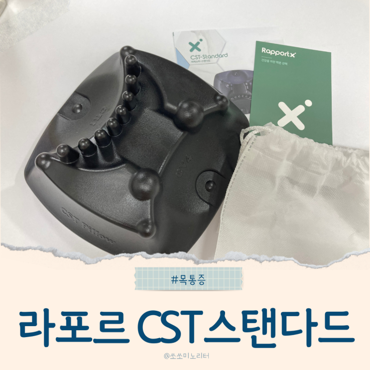  추석센스있는부모님선물 라포르몰 CST스탠다드 목 마사지기