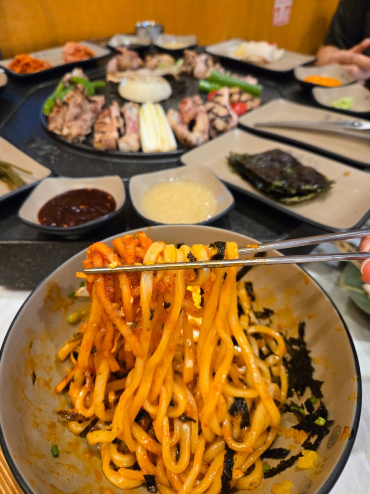  루원시티 맛집 팔각도 인천루원시티점 닭갈비 세트메뉴 가정동 고기집