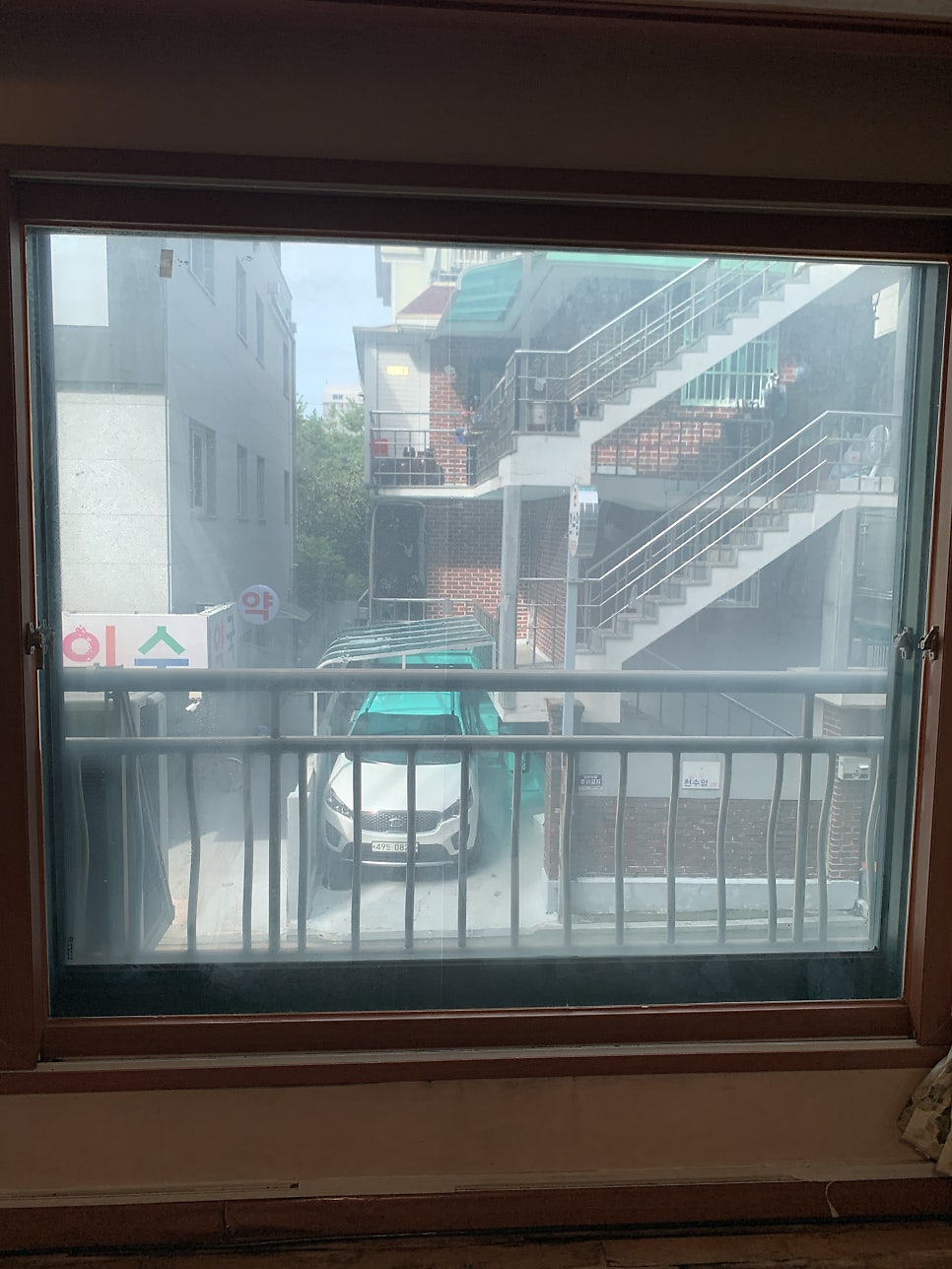 빌라 사생활보호필름 시공