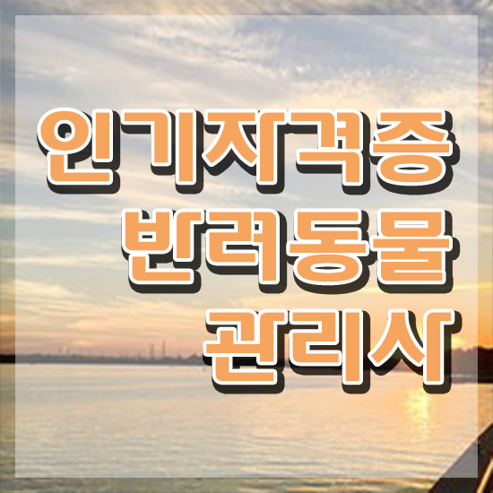  반려동물관리사 학원 , 반려동물관리사 자격증 취득한 노하우 정보 모두 드려요
