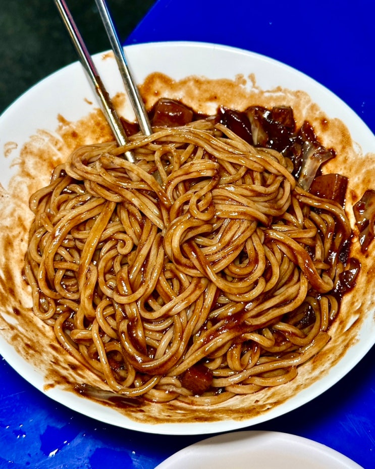  자양동 노포 야장 맛집 - 추억의 차우동 짜장 새벽 5시까지 영업! 소주는 편의점에서