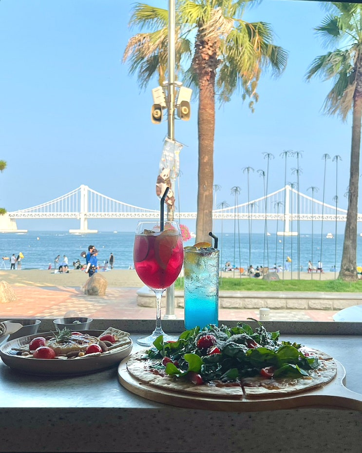  광안리 오션뷰 술집 해피몽크 분위기좋은 핫한 칵테일 맛집