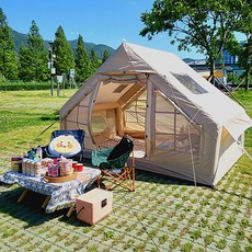 가족과 함께하는 완벽한 캠핑: 에어블랑 세레나이드 에어텐트 6.3 리뷰