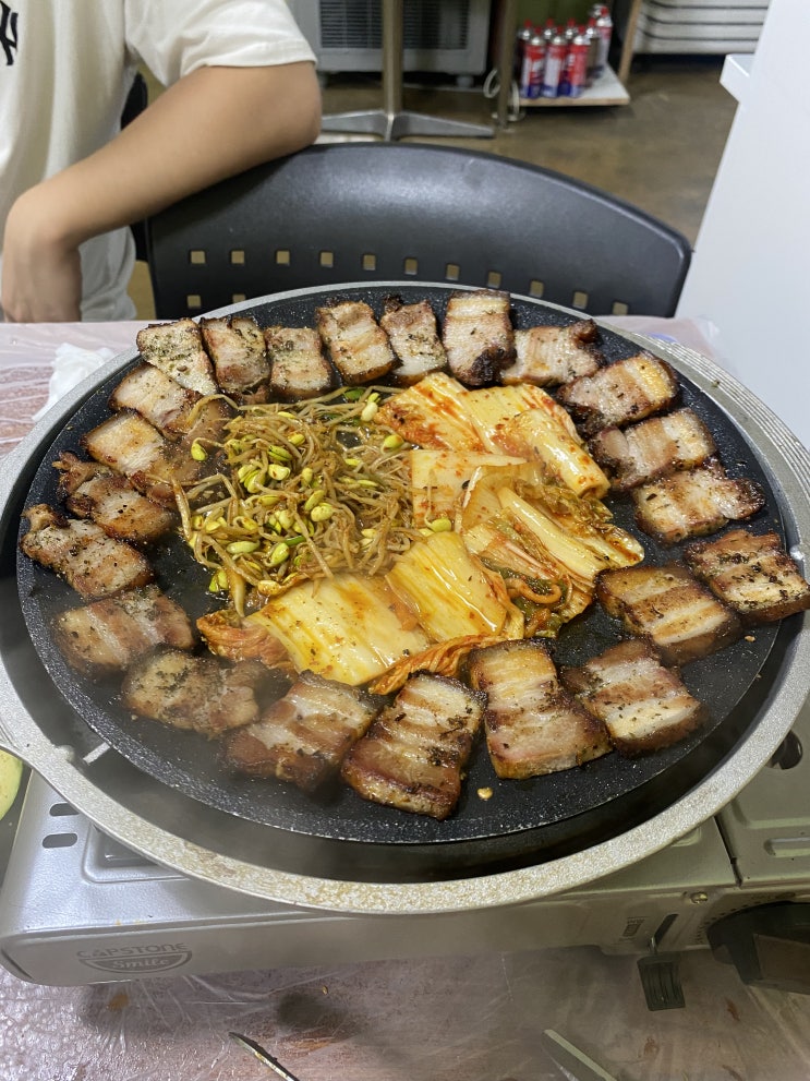  군산 대장간바베큐 훈제삼겹살 판매하는 미룡동 맛집 삼겹살기름활용 알뜰살뜰