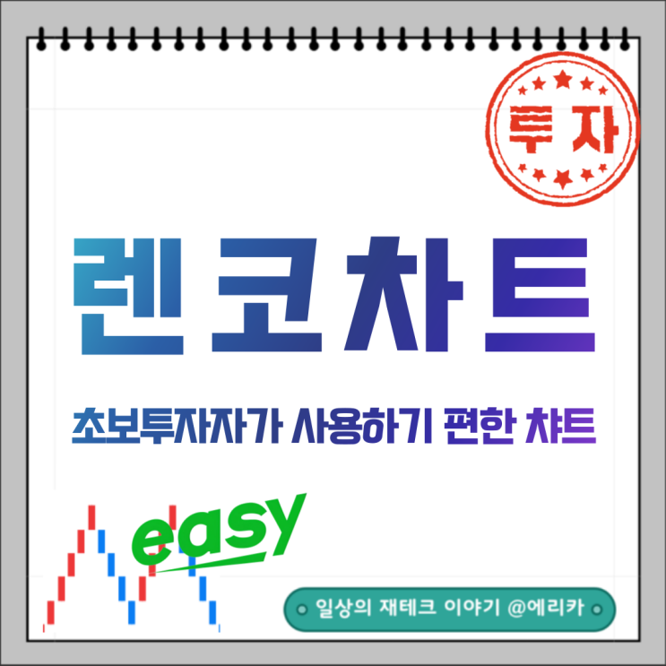  초보투자자가 사용하기 편한 렌코차트 사용방법(감정적 투자 줄이기)