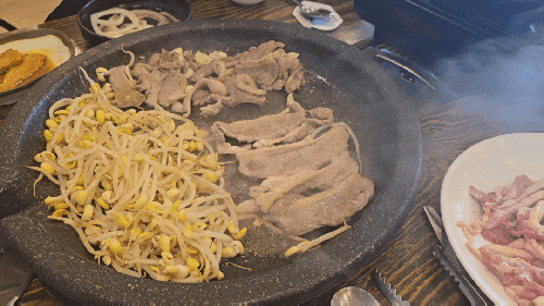  충북 옥천 오리 맛집 [의정부 부대찌개 & 배부른 생오리] 오리로스는 처음! 맛있는데!!