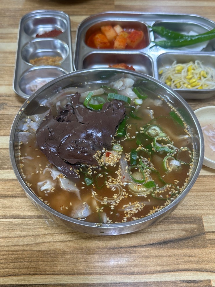  광주 송정역 30년 전통 찐로컬맛집 시장국밥 내돈내산