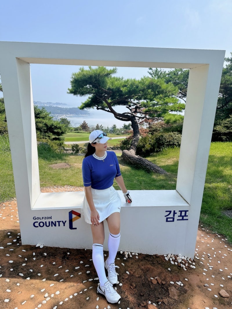경주 골프존카운티감포cc(뷰가 너무 이뻐서 공을 못쳐ㅆ..네)