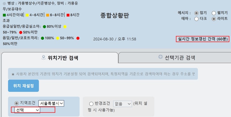  [응급실 찾기] 긴급상황이 올경우  어느병원으로 가야하지?