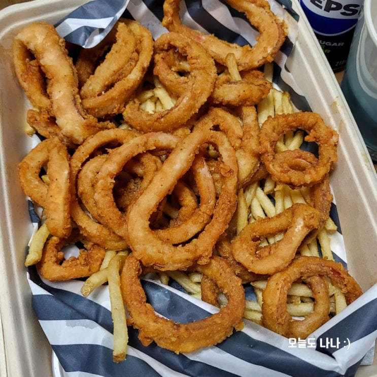  애슐리 통살치킨 + 깔라마리 세트 포장 후기 :) 다음은 버팔로 윙봉?!