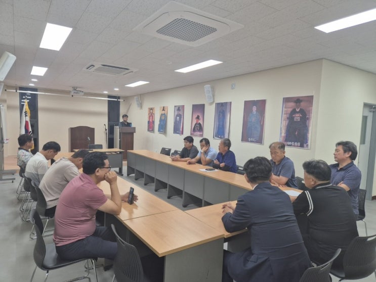  청년유도회 월례회의 소식