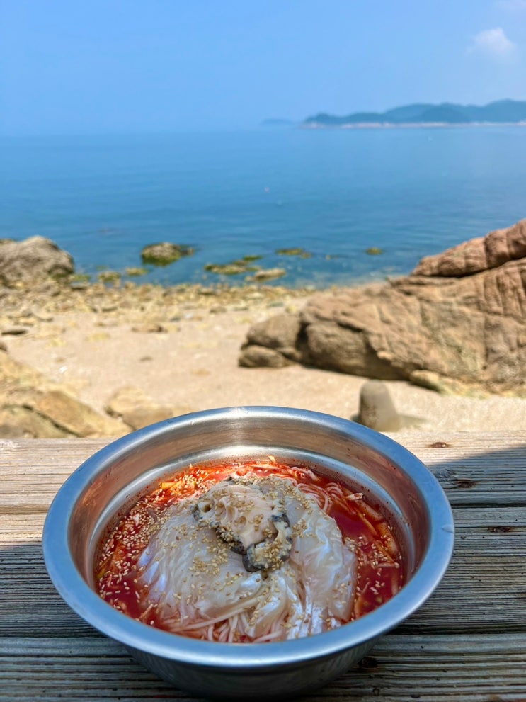  오션뷰와 함께 즐기는 태안 만리포 물회 맛집 너울횟집