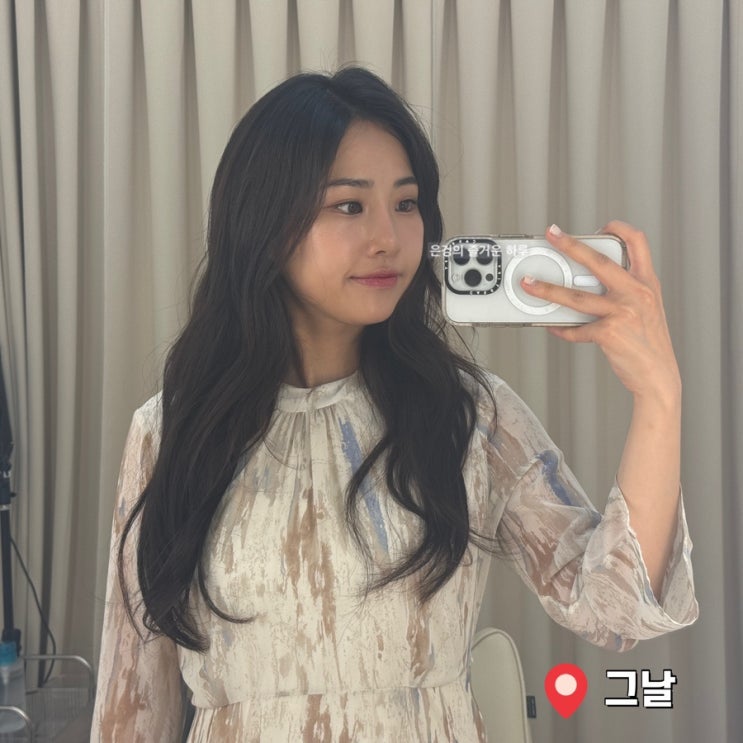  압구정로데오 메이크업 그날 스튜디오 촬영용 드레스 가봉 전 헤메 받고옴