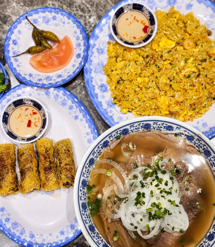  수원 타임빌라스 쌀국수 맛집 콴안다오 내돈내산