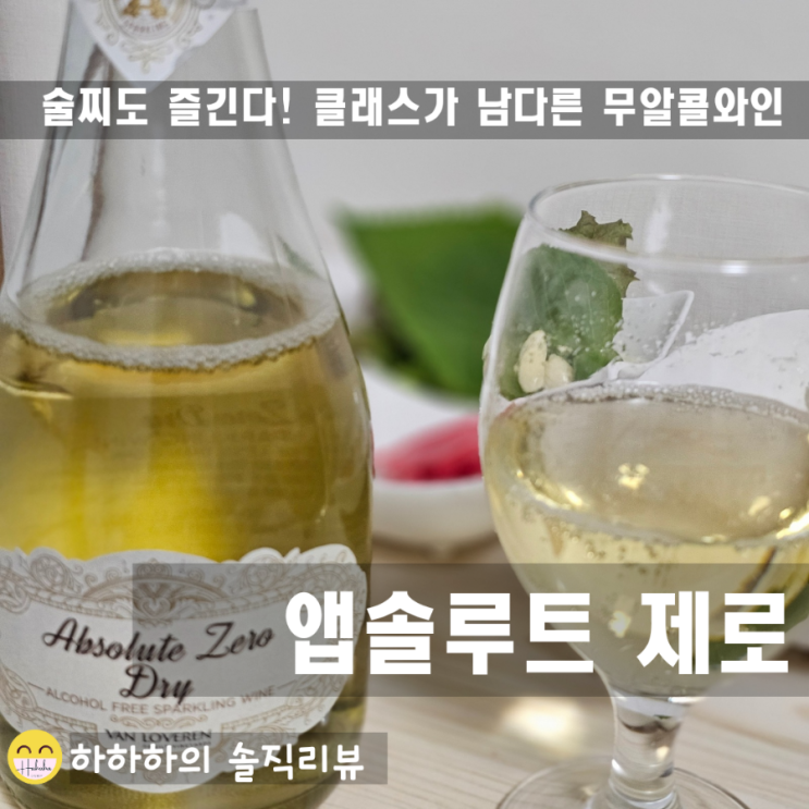  무알콜 와인 추천 ! 맛있는 샴페인 앱솔루트 제로
