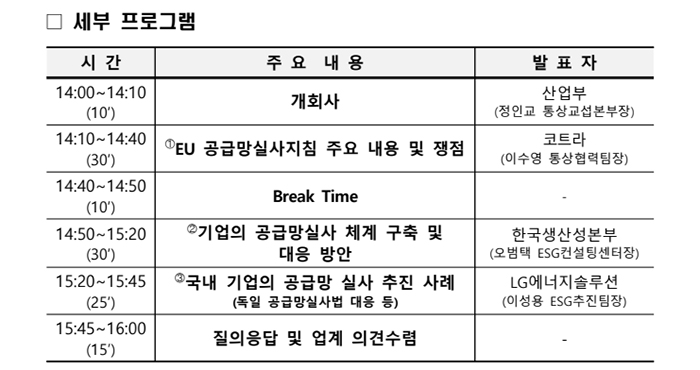  피플게이트 : [ESG] 역량 강화 위해 대기업과 중소협력사 한 팀으로 대응해야