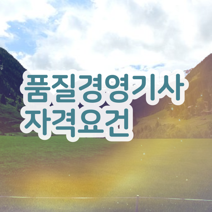  품질경영기사 접수 , 품질경영기사 혼자서 독학으로 합격한 후기  품질경영기사 품질경영기사 응시조건 온라인 과정으로 1학기 만에 성공한 후기