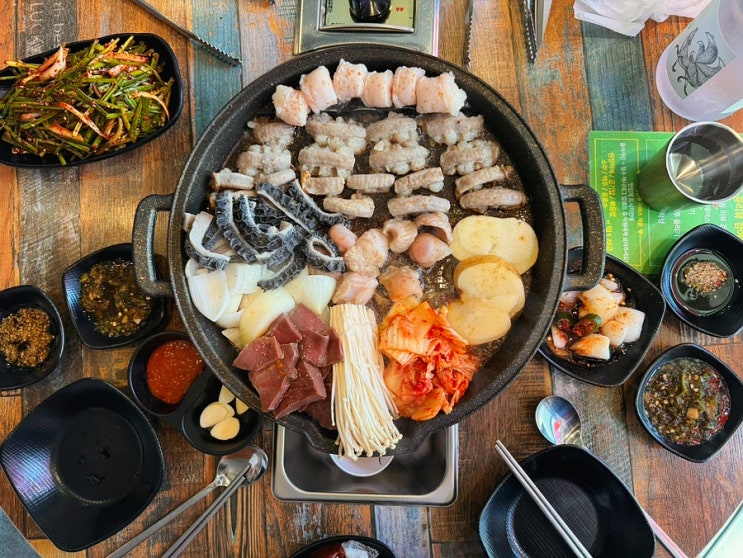 김포통진맛집 고소한 한우곱창 대박황소곱창