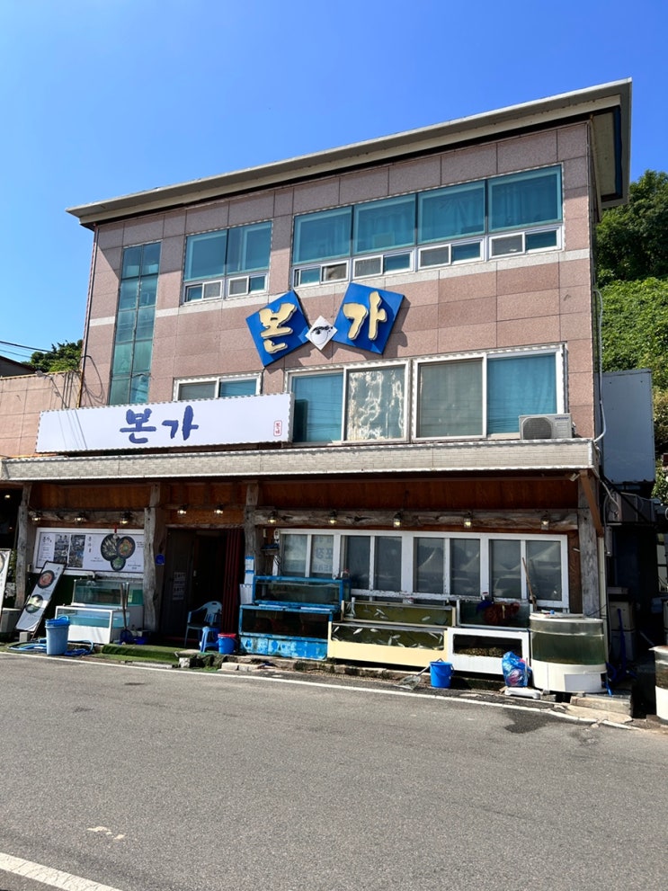  서천 전어 꽃게 축제때 가본 홍원항 횟집 '본가'